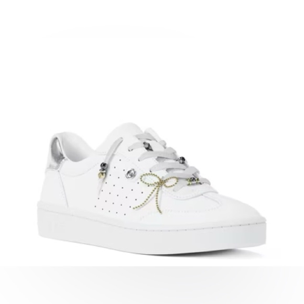 Michael Kors White Leather Sneaker